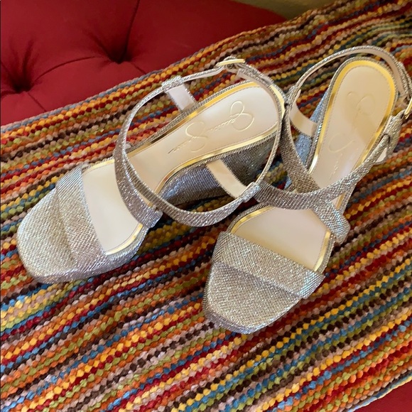 Jessica Simpson wedges work one time - Picture 2 of 5